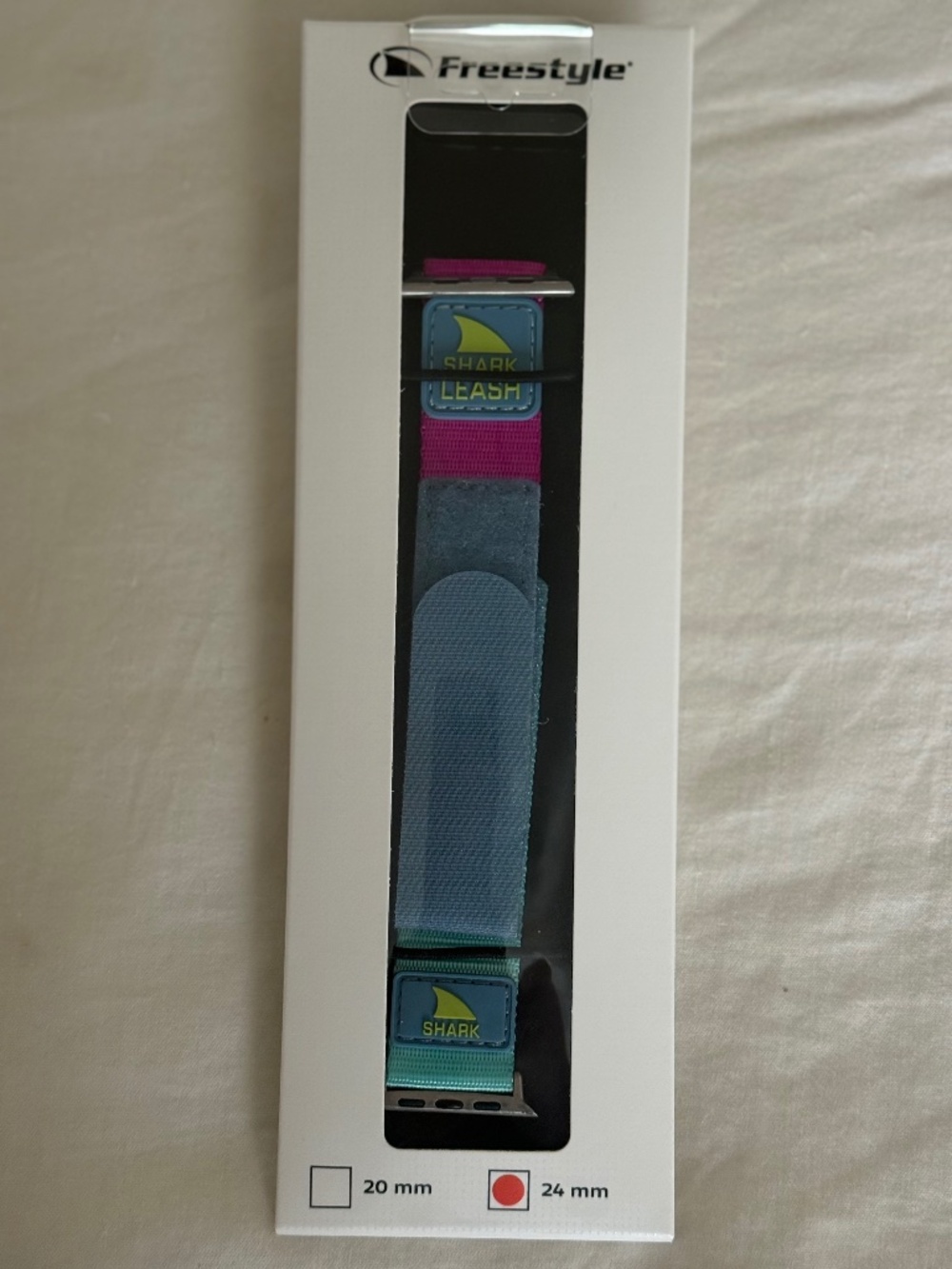 Freestyle Shark Leash Watch Band 24mm Blue & Pink New